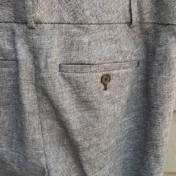 NWT Loft Tweed Linen Blend Julie Trouser Size 8 - Picture 10 of 12